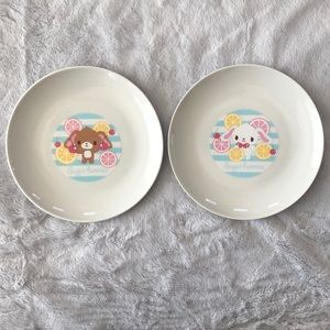 NIB New Rare Sanrio Sugarbunnies Dish Set